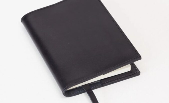 Small Black Hardcover Leather Journal $7.34